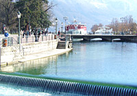 Cruise boats at Annecy
