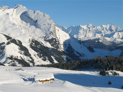 snow at Manigod