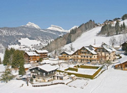st Jean de Sixt in snow